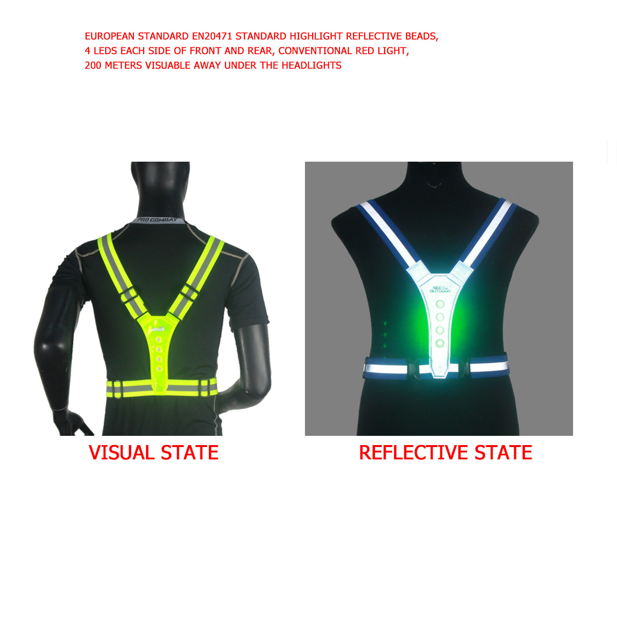 RST-35 Led Reflective Vest